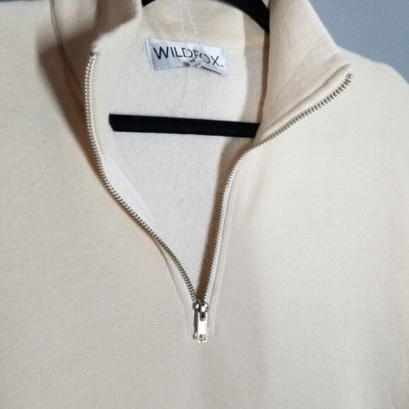 Wildfox Lea Colorblock zipper sweatshirt Women's Size medium Super cozy Great Sp - Picture 6 of 8